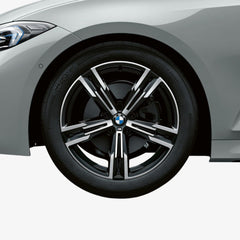 DISKI M DOUBLE SPOKE 848M 
JET BLACK UNI BRIGHT TURNED, FLOW FORMING